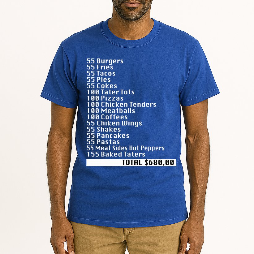 I Think You Should Leave 55 Burgers 55 Fries Tall T-Shirt