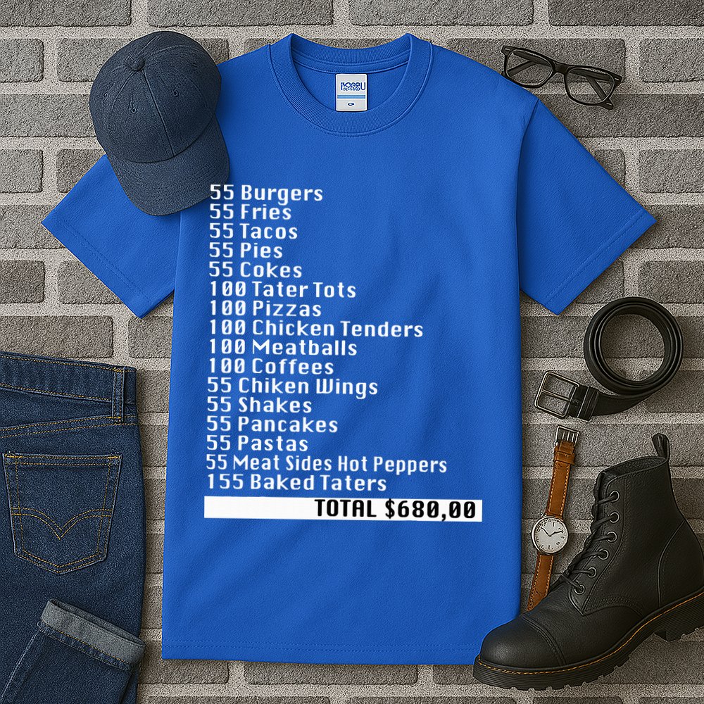 I Think You Should Leave 55 Burgers 55 Fries Tall T-Shirt