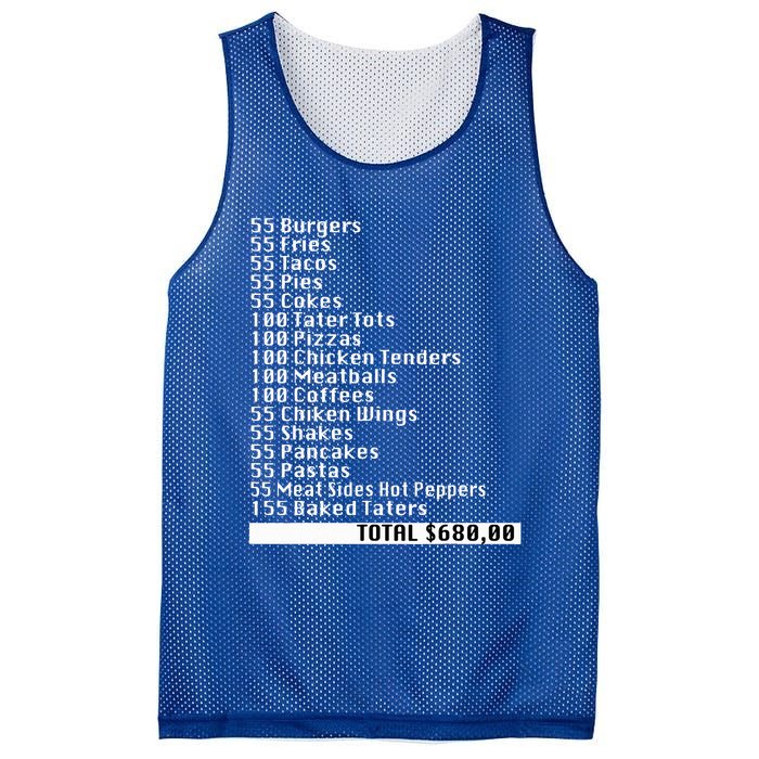 I Think You Should Leave 55 Burgers 55 Fries Mesh Reversible Basketball Jersey Tank