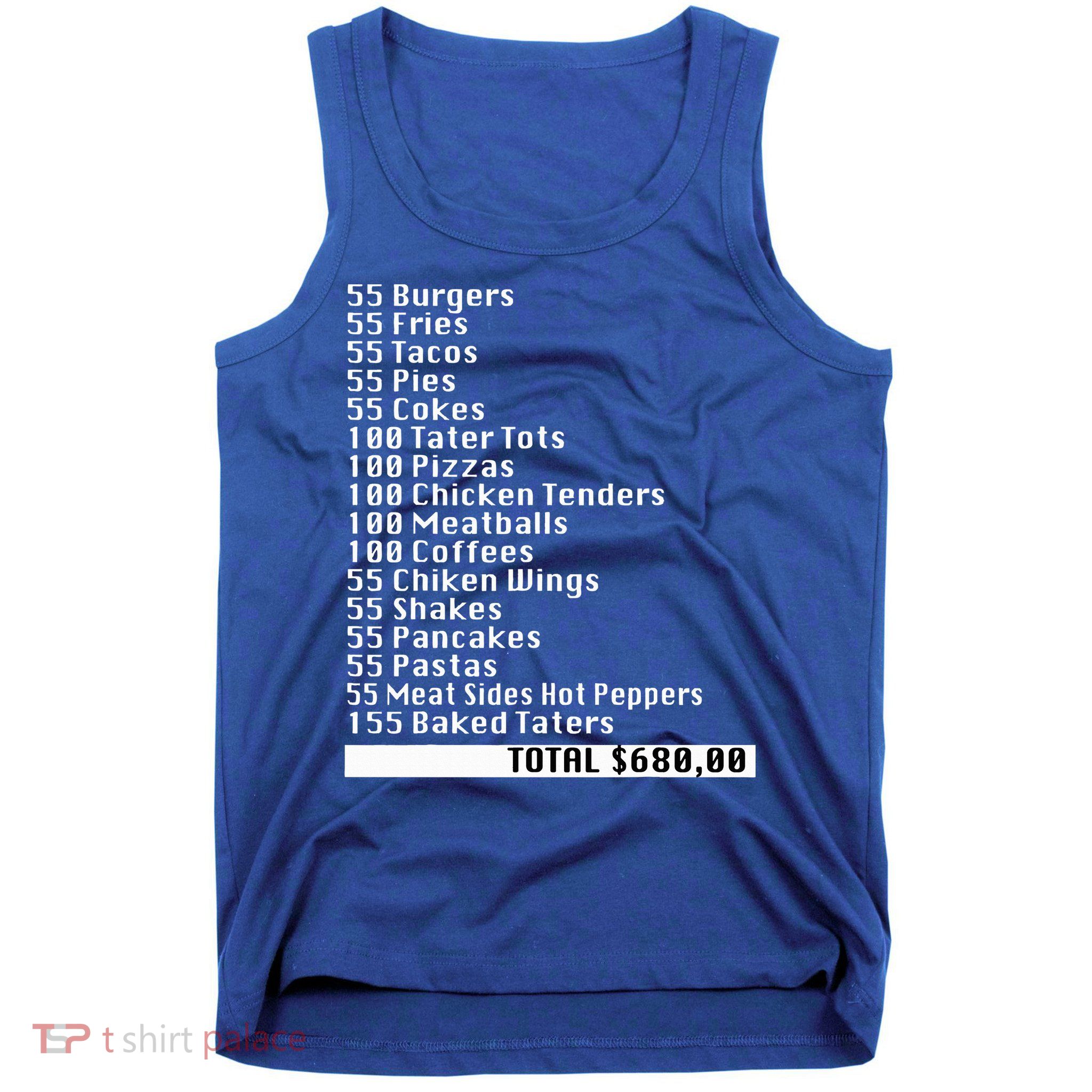 I Think You Should Leave 55 Burgers 55 Fries Tank Top
