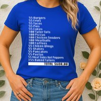 I Think You Should Leave 55 Burgers 55 Fries Womens T-Shirt