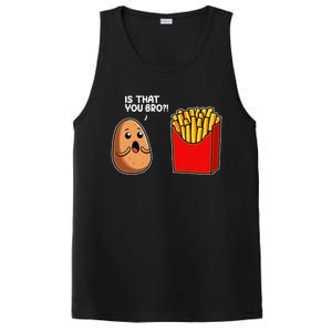 Is That You Bro Potato French Fry Vegetable Funny Food Pun PosiCharge Competitor Tank