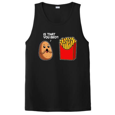 Is That You Bro Potato French Fry Vegetable Funny Food Pun PosiCharge Competitor Tank