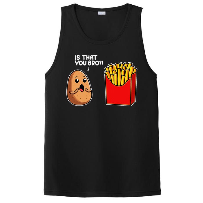 Is That You Bro Potato French Fry Vegetable Funny Food Pun PosiCharge Competitor Tank