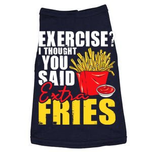 I Thought You Said Extra Fries Fast Food Lover French Fry Doggie Tank