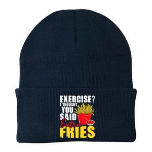 I Thought You Said Extra Fries Fast Food Lover French Fry Knit Cap Winter Beanie