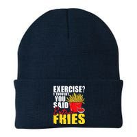 I Thought You Said Extra Fries Fast Food Lover French Fry Knit Cap Winter Beanie