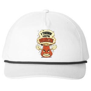 I Think You're Overreacting Funny Nerd Chemistry Lover Snapback Five-Panel Rope Hat