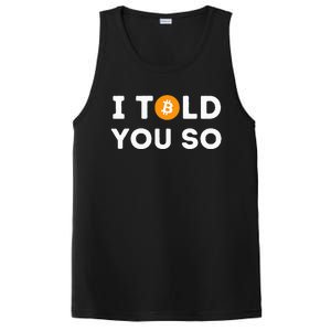 I Told You So Funny Crypto Trader Btc Bitcoin Investor PosiCharge Competitor Tank