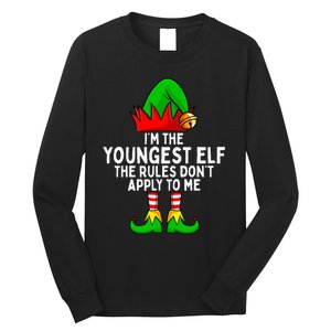 IM The Youngest Elf Matching Family Christmas Long Sleeve Shirt