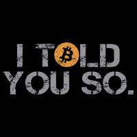 I Told You So Bitcoin Funny Btc Crypto Cryptocurrency Trader 7-Panel Snapback Hat