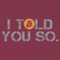 I Told You So Bitcoin Funny Btc Crypto Cryptocurrency Trader 16oz Travel Tumbler
