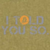 I Told You So Bitcoin Funny Btc Crypto Cryptocurrency Trader Garment-Dyed Women's Muscle Tee