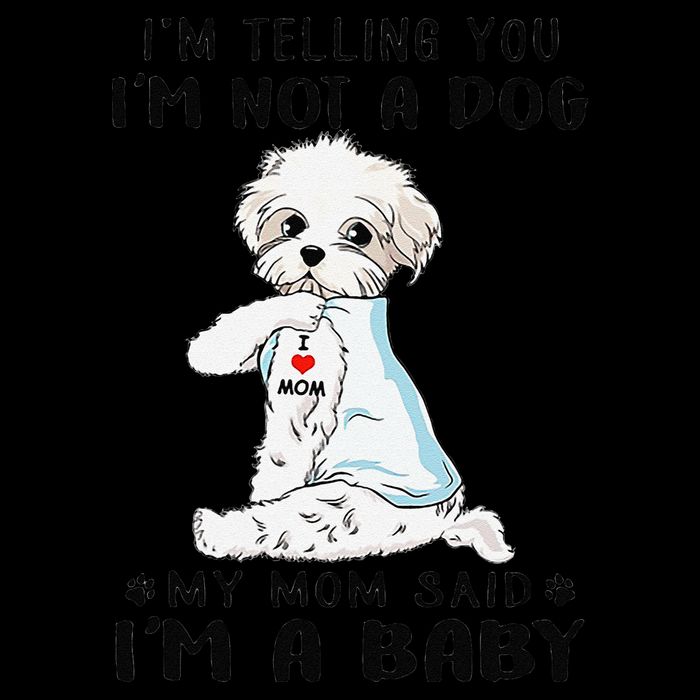 Im Telling You Im Not A Dog My Mom Said Maltese City Backpack