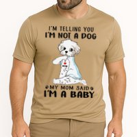Im Telling You Im Not A Dog My Mom Said Maltese Cooling Performance Crew T-Shirt