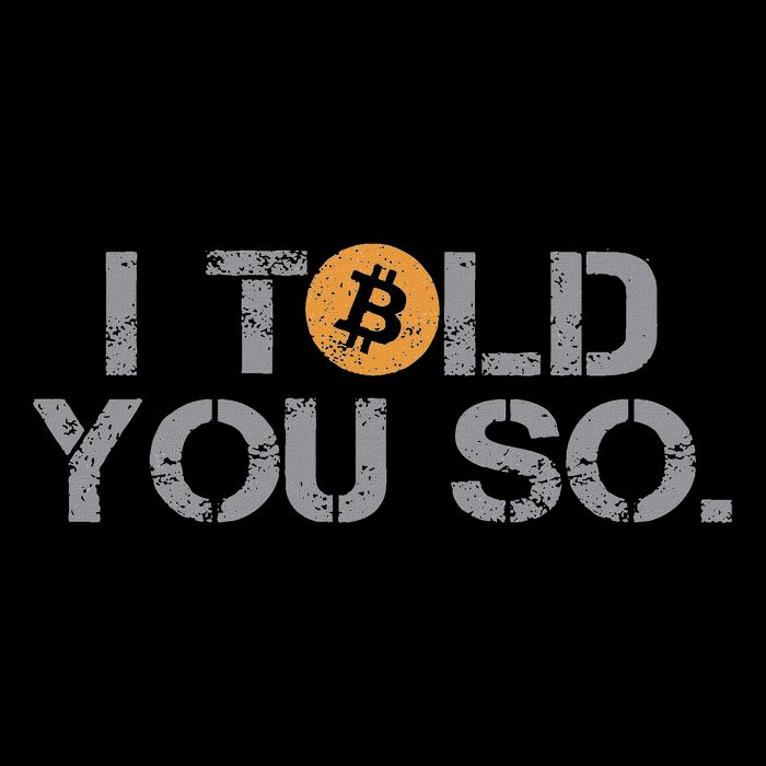 I Told You So Bitcoin Funny Btc Crypto Cryptocurrency Trader Baby Bodysuit