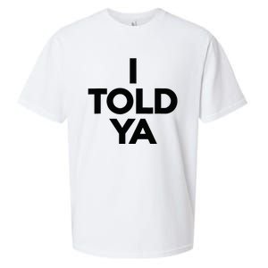 I Told Ya Tennis I Told You Sueded Cloud Jersey T-Shirt