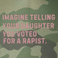 Imagine Telling Your Daughter You Voted For A Rapist Legacy Tie Dye Trucker Hat