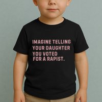 Imagine Telling Your Daughter You Voted For A Rapist Toddler T-Shirt