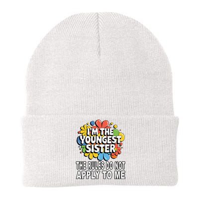 IM The Youngest Sister Rules Do Not Apply To Me Knit Cap Winter Beanie