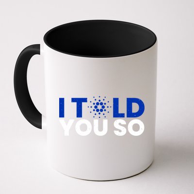 I Told You Cardano Ada Token Millionaire Coin Gift Mug