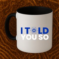 I Told You Cardano Ada Token Millionaire Coin Gift Mug