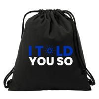 I Told You Cardano Ada Token Millionaire Coin Gift Drawstring Bag