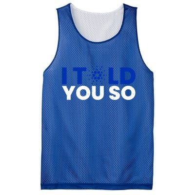 I Told You Cardano Ada Token Millionaire Coin Gift Mesh Reversible Basketball Jersey Tank