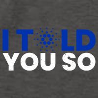 I Told You Cardano Ada Token Millionaire Coin Gift Vector Backpack