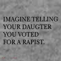 Imagine Telling Your Daughter Resist 7-Panel Snapback Hat