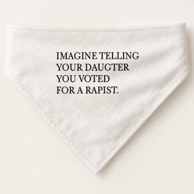 Imagine Telling Your Daughter Resist USA-Made Doggie Bandana