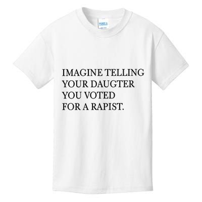 Imagine Telling Your Daughter Resist Kids T-Shirt