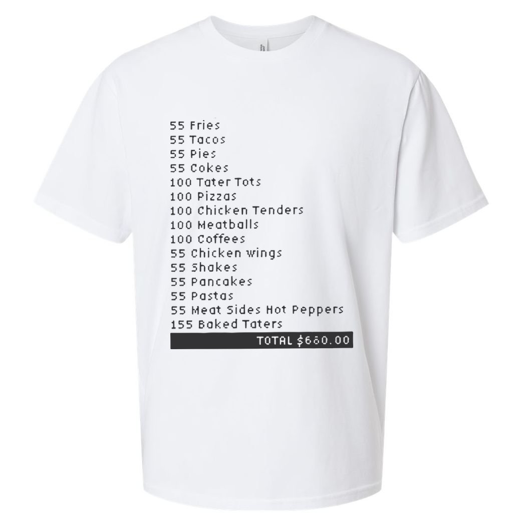 I Think You Should Leave Pay It Forward 55 BURGERS Sueded Cloud Jersey T-Shirt