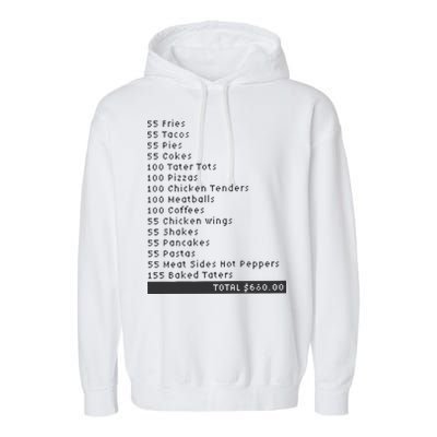 I Think You Should Leave Pay It Forward 55 BURGERS Garment-Dyed Fleece Hoodie