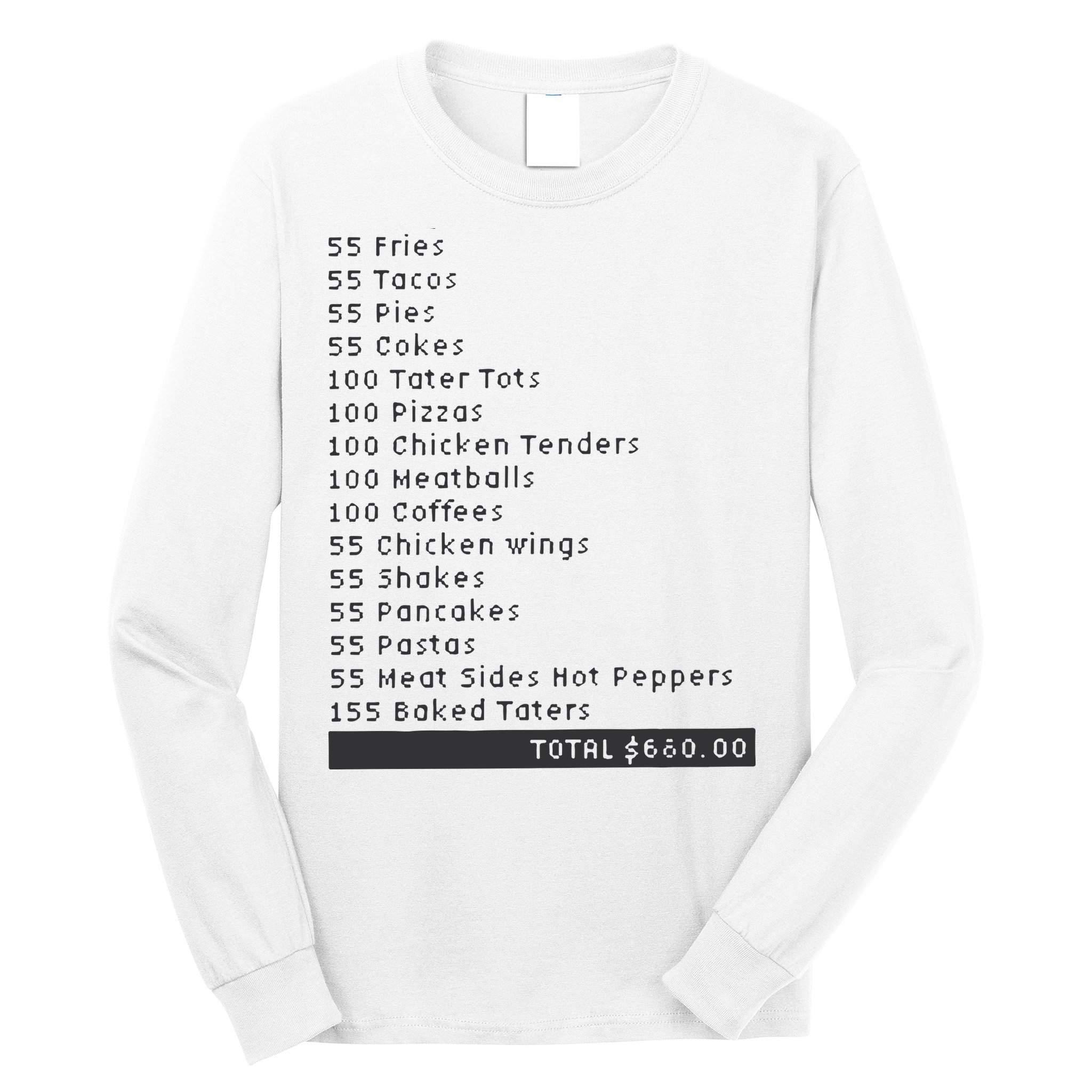 I Think You Should Leave Pay It Forward 55 BURGERS Long Sleeve Shirt