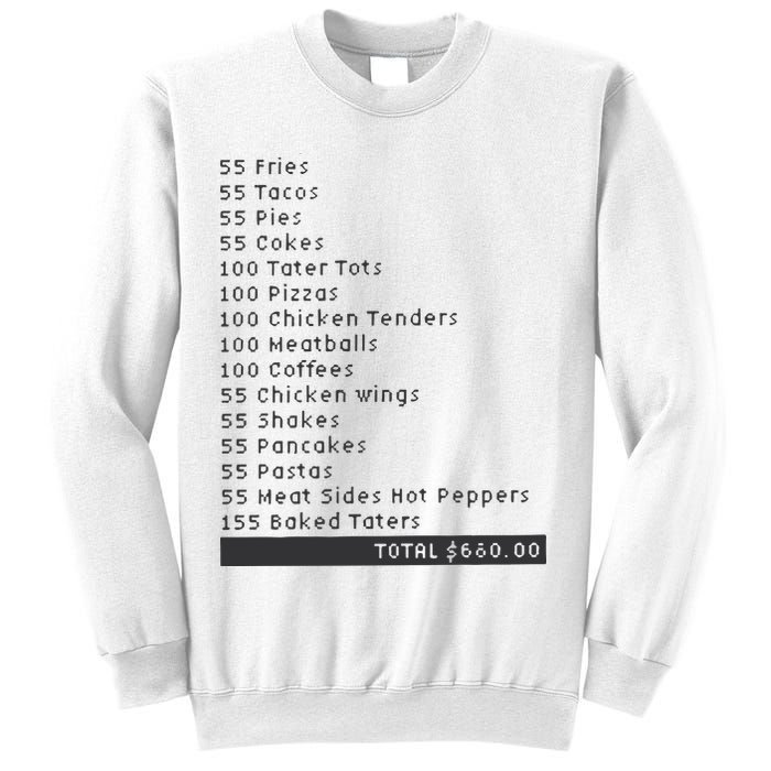 I Think You Should Leave Pay It Forward 55 BURGERS Sweatshirt