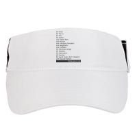 I Think You Should Leave Pay It Forward 55 BURGERS Adult Drive Performance Visor