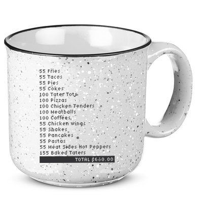 I Think You Should Leave Pay It Forward 55 BURGERS 15oz Campfire Ceramic Mug