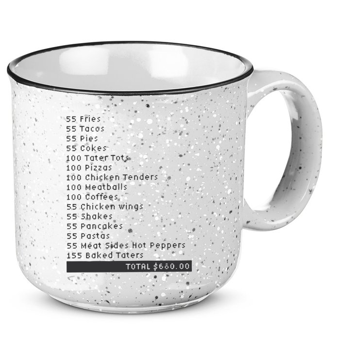 I Think You Should Leave Pay It Forward 55 BURGERS 15oz Campfire Ceramic Mug