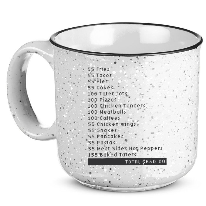 I Think You Should Leave Pay It Forward 55 BURGERS 15oz Campfire Ceramic Mug