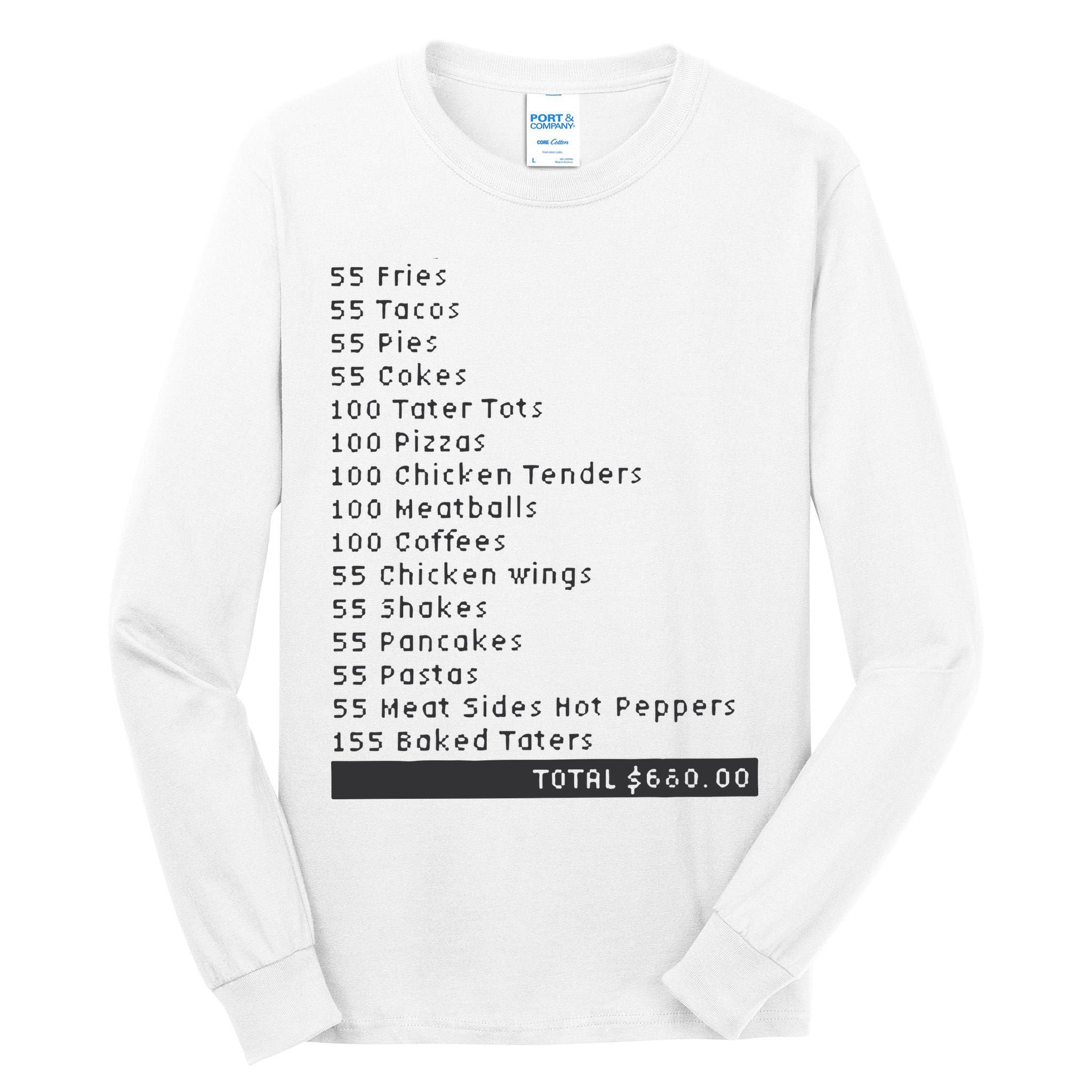 I Think You Should Leave Pay It Forward 55 BURGERS Tall Long Sleeve T-Shirt