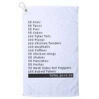 I Think You Should Leave Pay It Forward 55 BURGERS Golf Towel