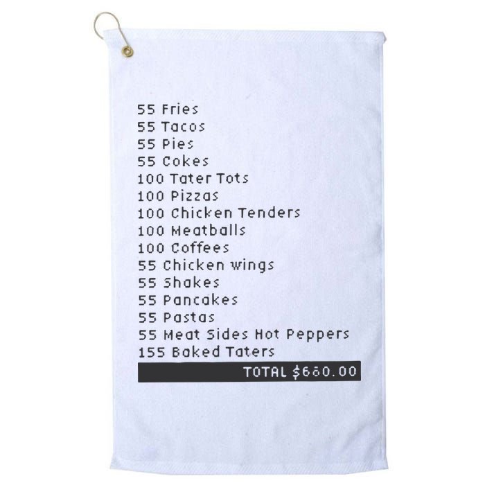 I Think You Should Leave Pay It Forward 55 BURGERS Golf Towel