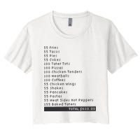 I Think You Should Leave Pay It Forward 55 BURGERS Crop Top