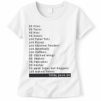 I Think You Should Leave Pay It Forward 55 BURGERS Womens T-Shirt
