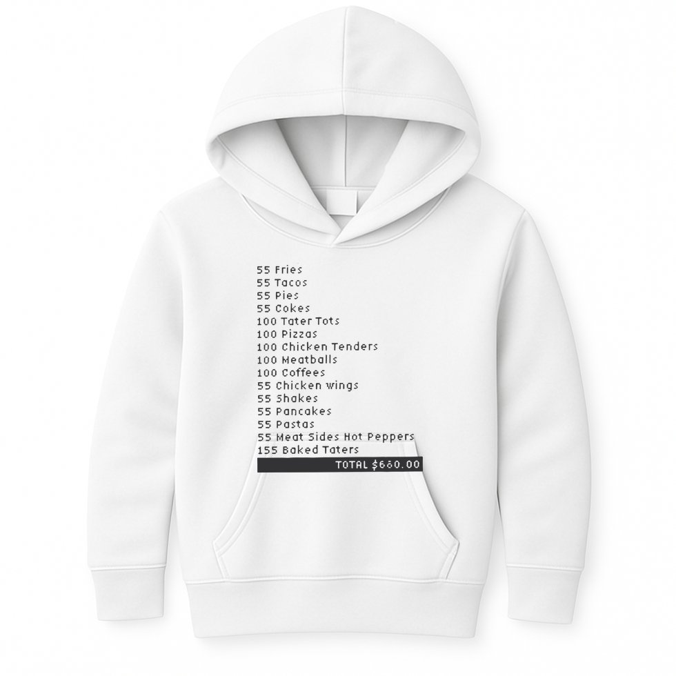 I Think You Should Leave Pay It Forward 55 BURGERS Kids Hoodie