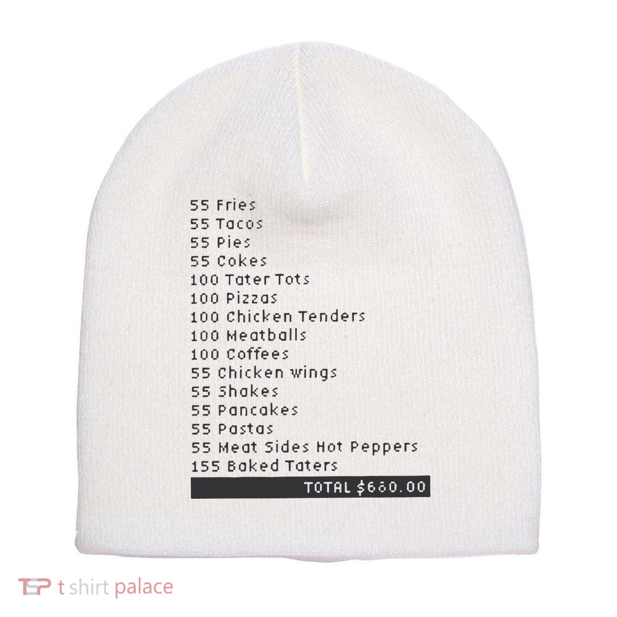 I Think You Should Leave Pay It Forward 55 BURGERS Short Acrylic Beanie