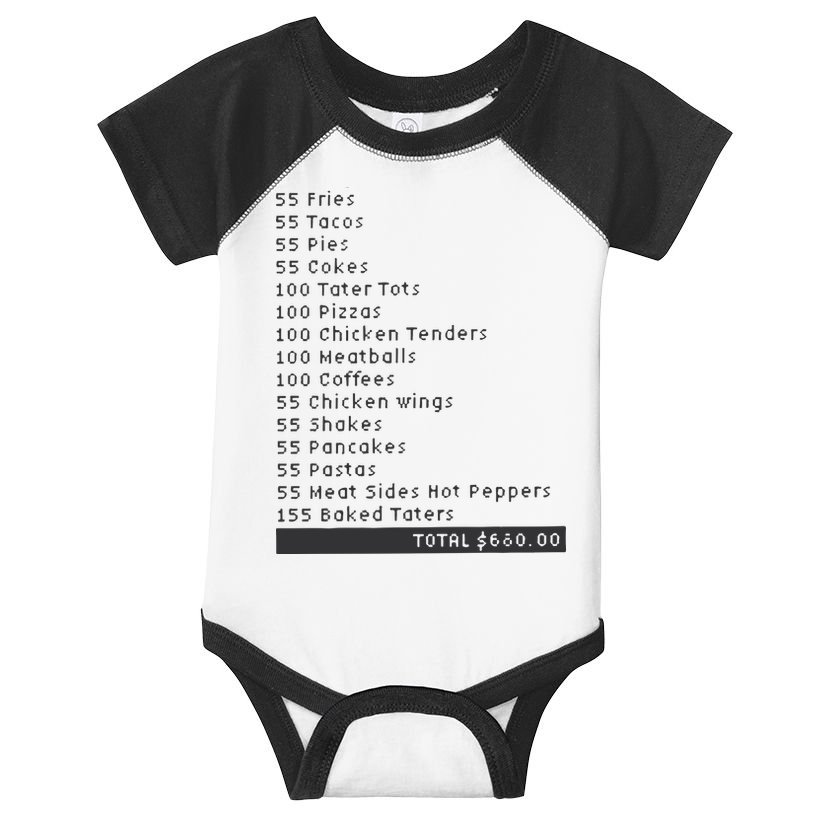 I Think You Should Leave Pay It Forward 55 BURGERS Infant Baby Jersey Bodysuit