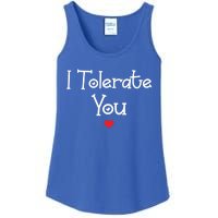 I Tolerate You Gift Ladies Essential Tank