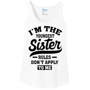 IM The Youngest Sister Rules DonT Apply To Me Sibling Ladies Essential Tank